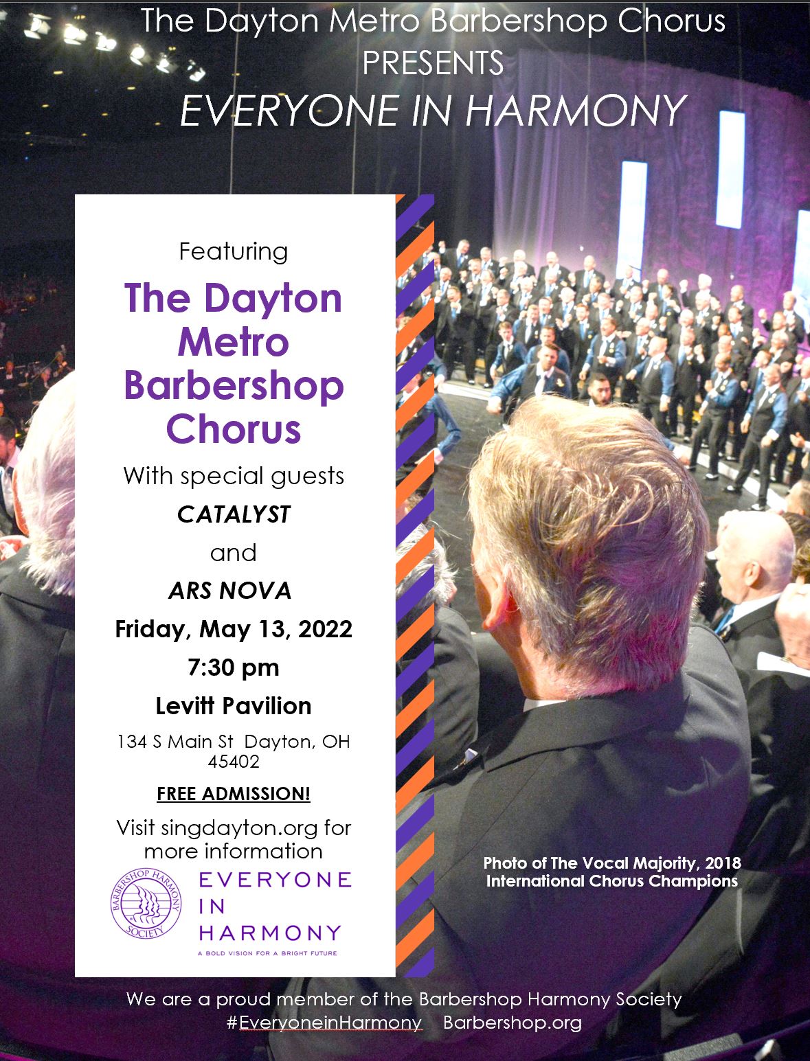 The Dayton Metro Barbershop Chorus Presents: Everyone in Harmony feature image
