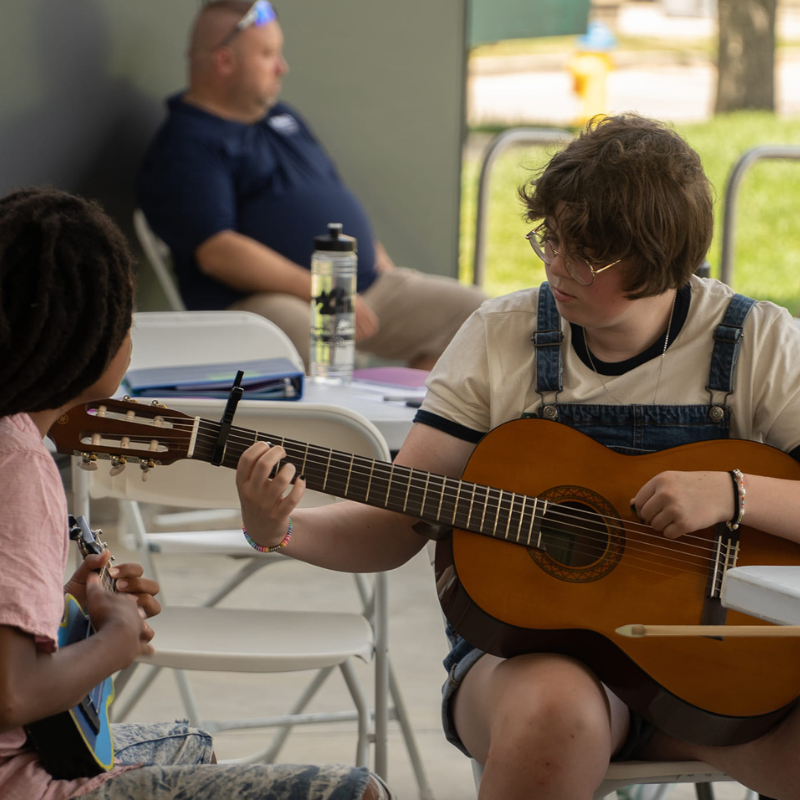students at the Signature Levitt Summer camp in 2024
