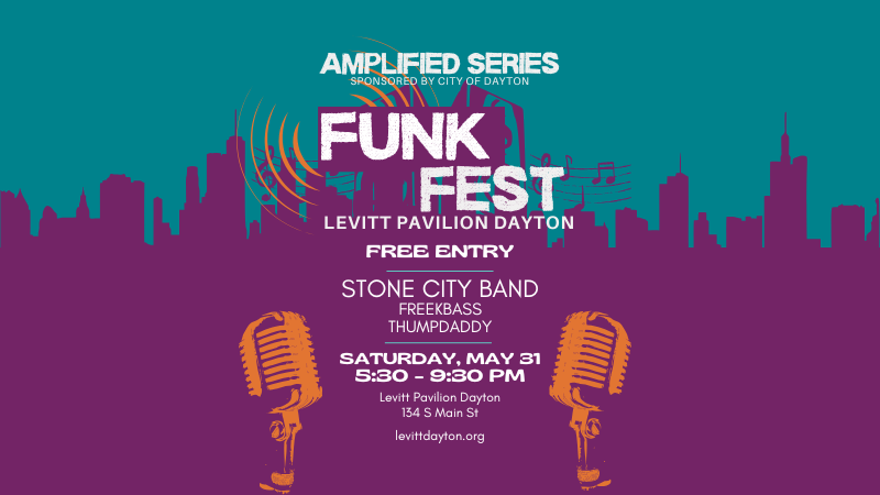 Funk Fest 2025 Dayton Ohio at the Levitt Pavilion