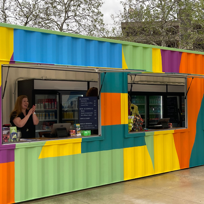 sharon in concession stand